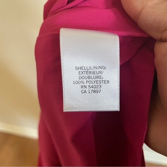 Banana Republic halter dress 14 pink midi open back cocktail date night party - Picture 4 of 11